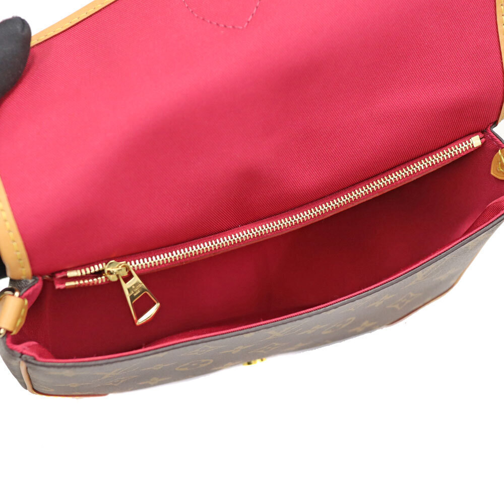 Louis Vuitton Diane NM Shoulder Bag Monogram Brown
